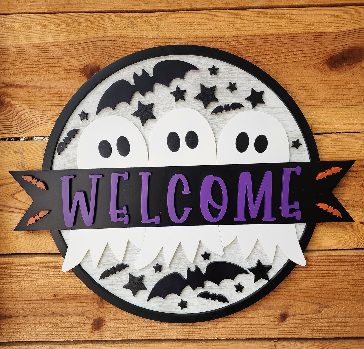 Ghost Trio Door Sign