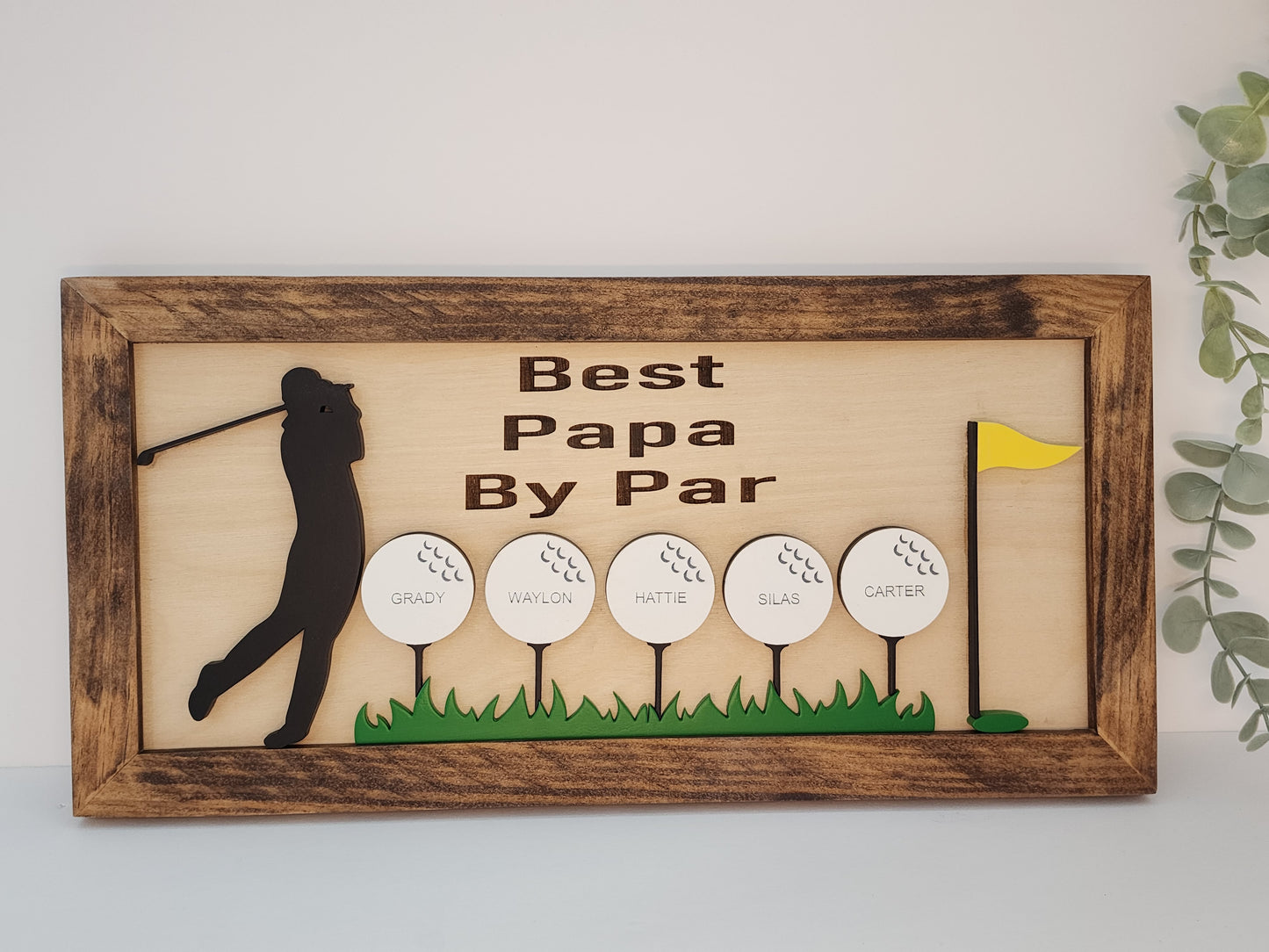 Best Dad Golf Sign