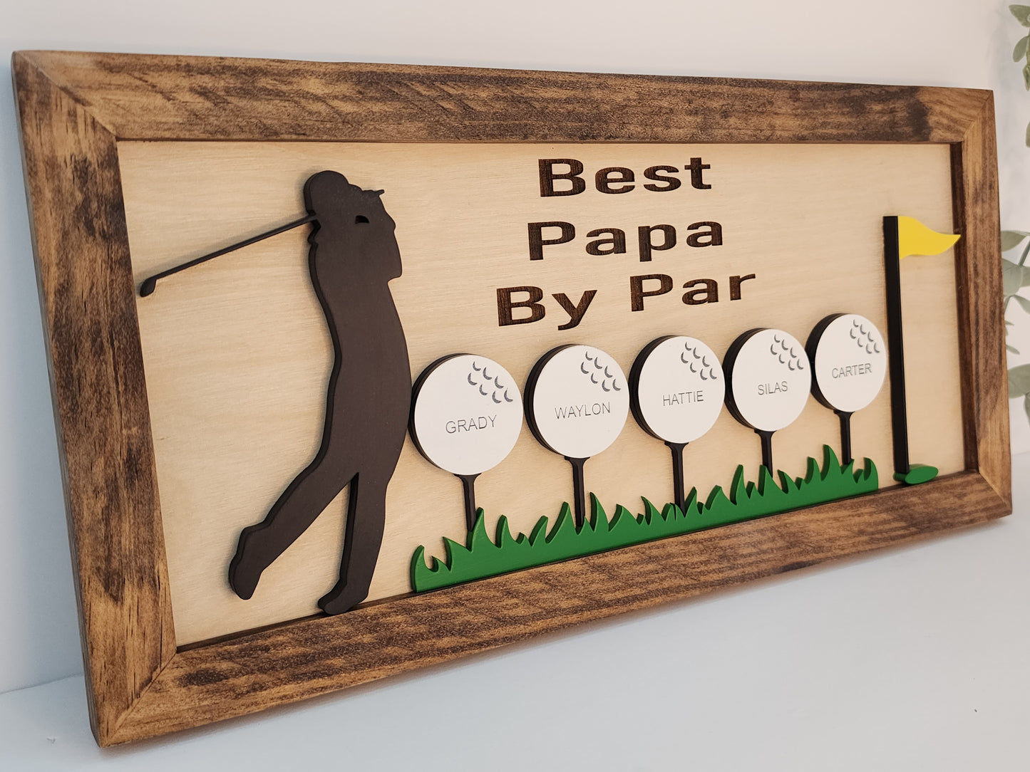 Best Dad Golf Sign