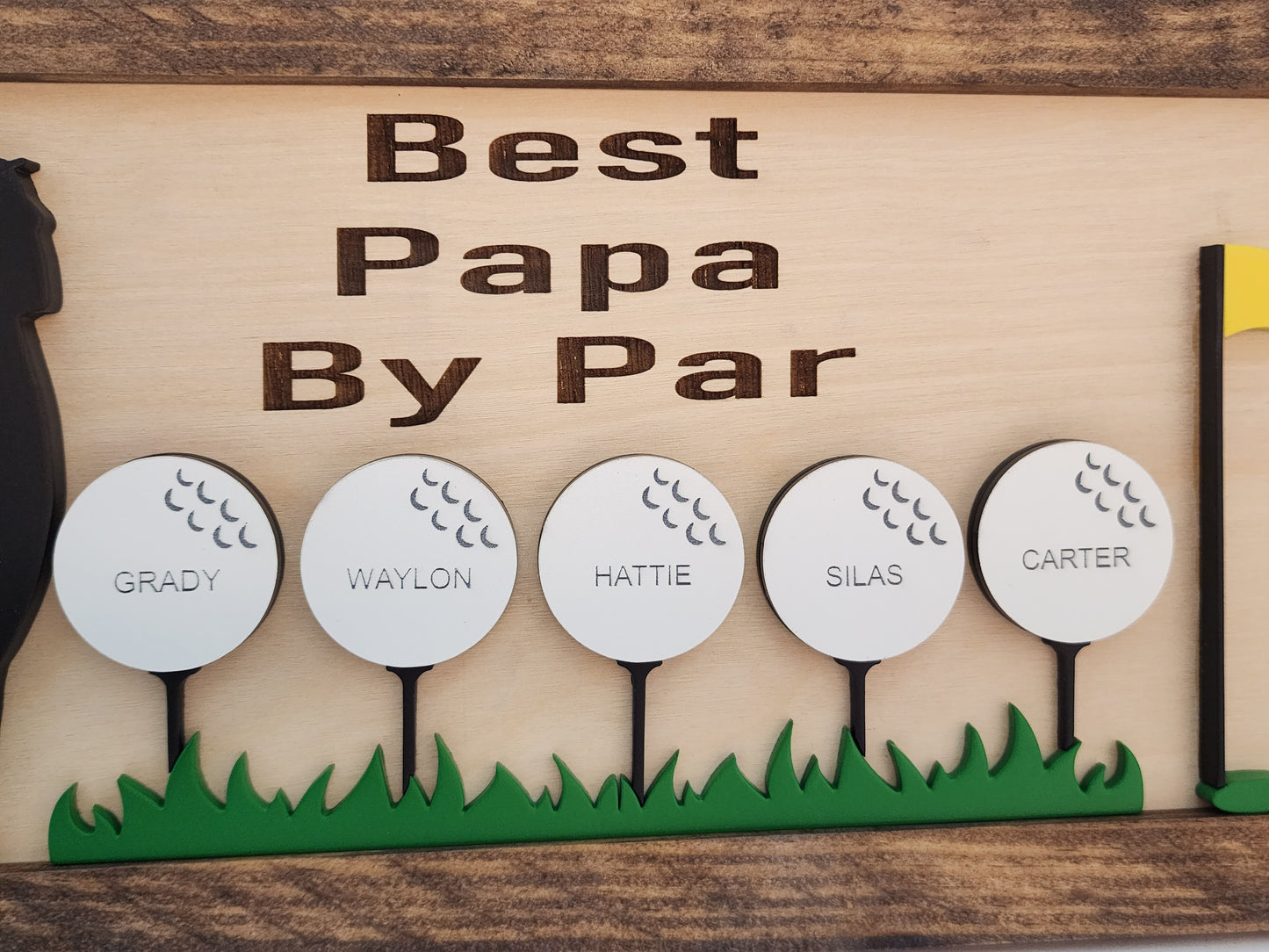 Best Dad Golf Sign