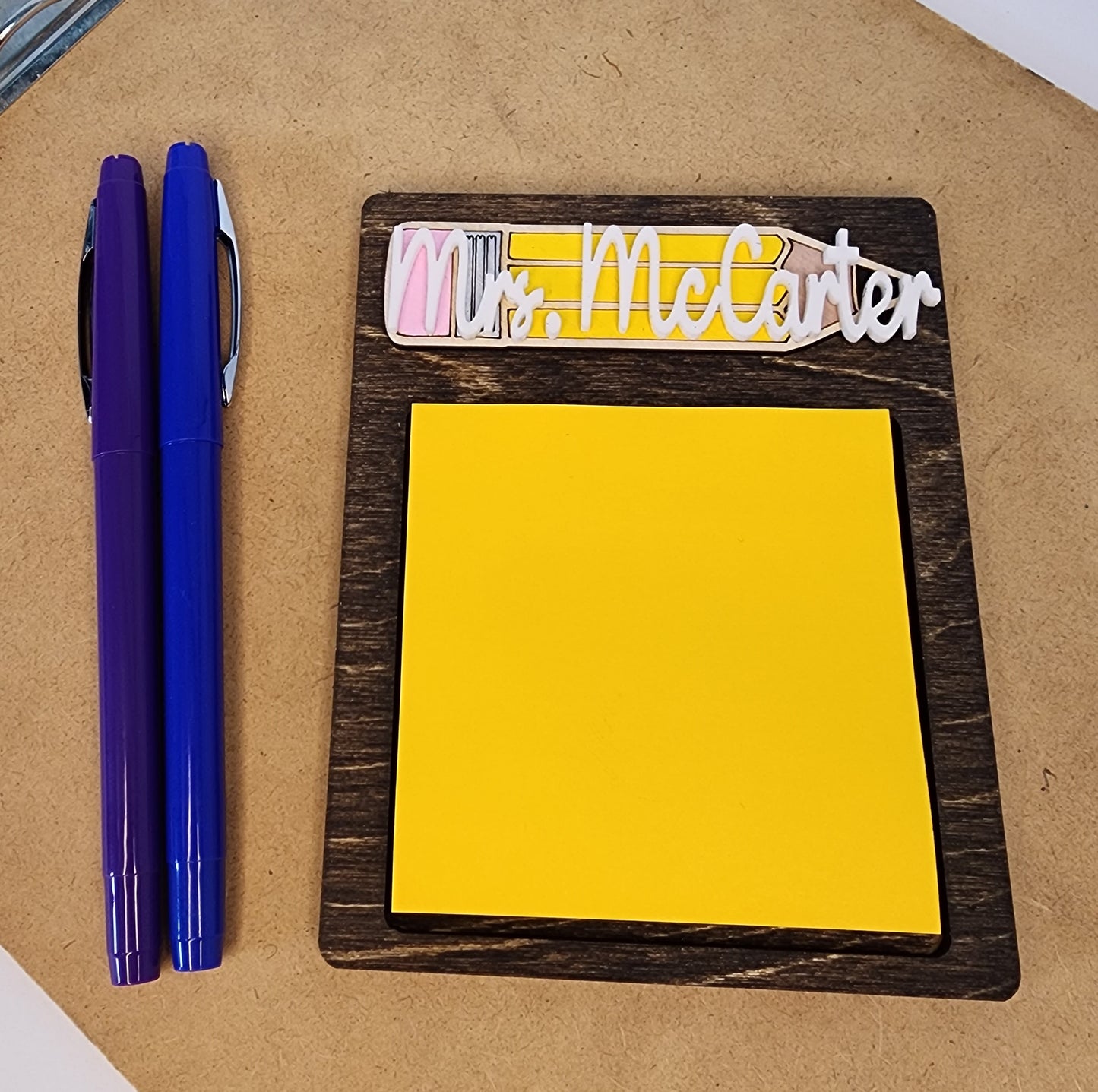 Pencil Post It Note Holder