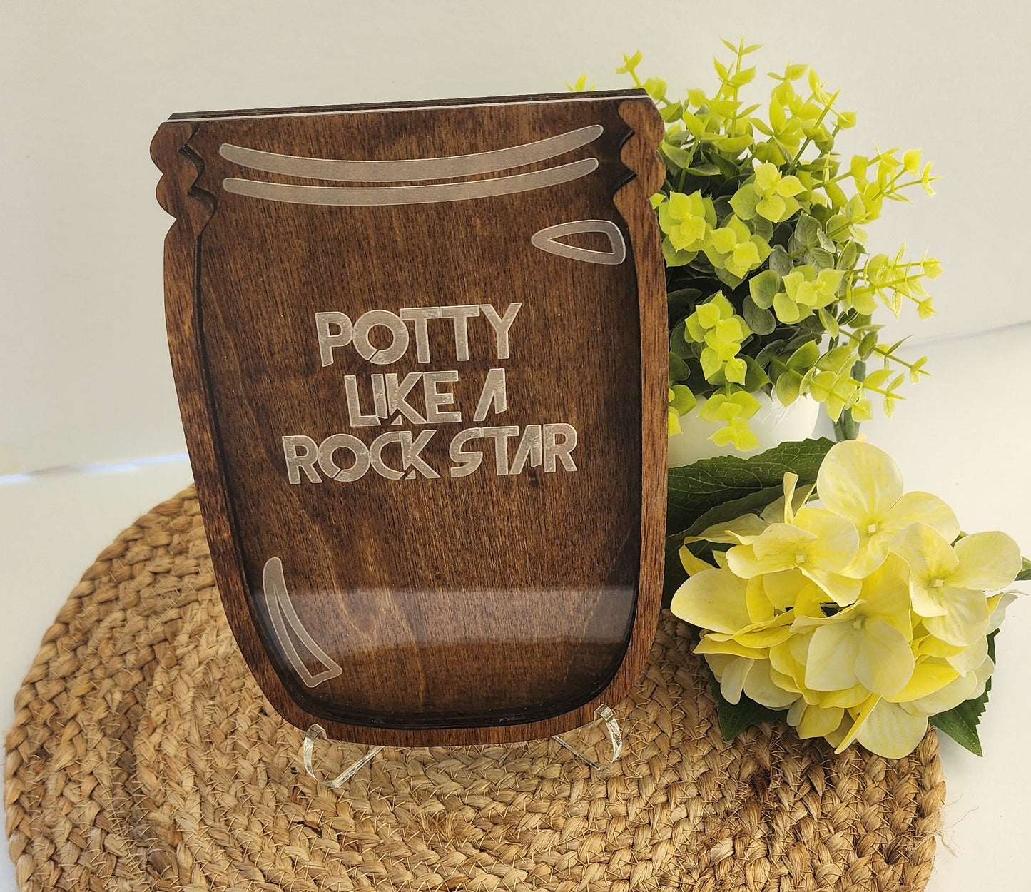 Potty Like A Rockstar Reward Jar