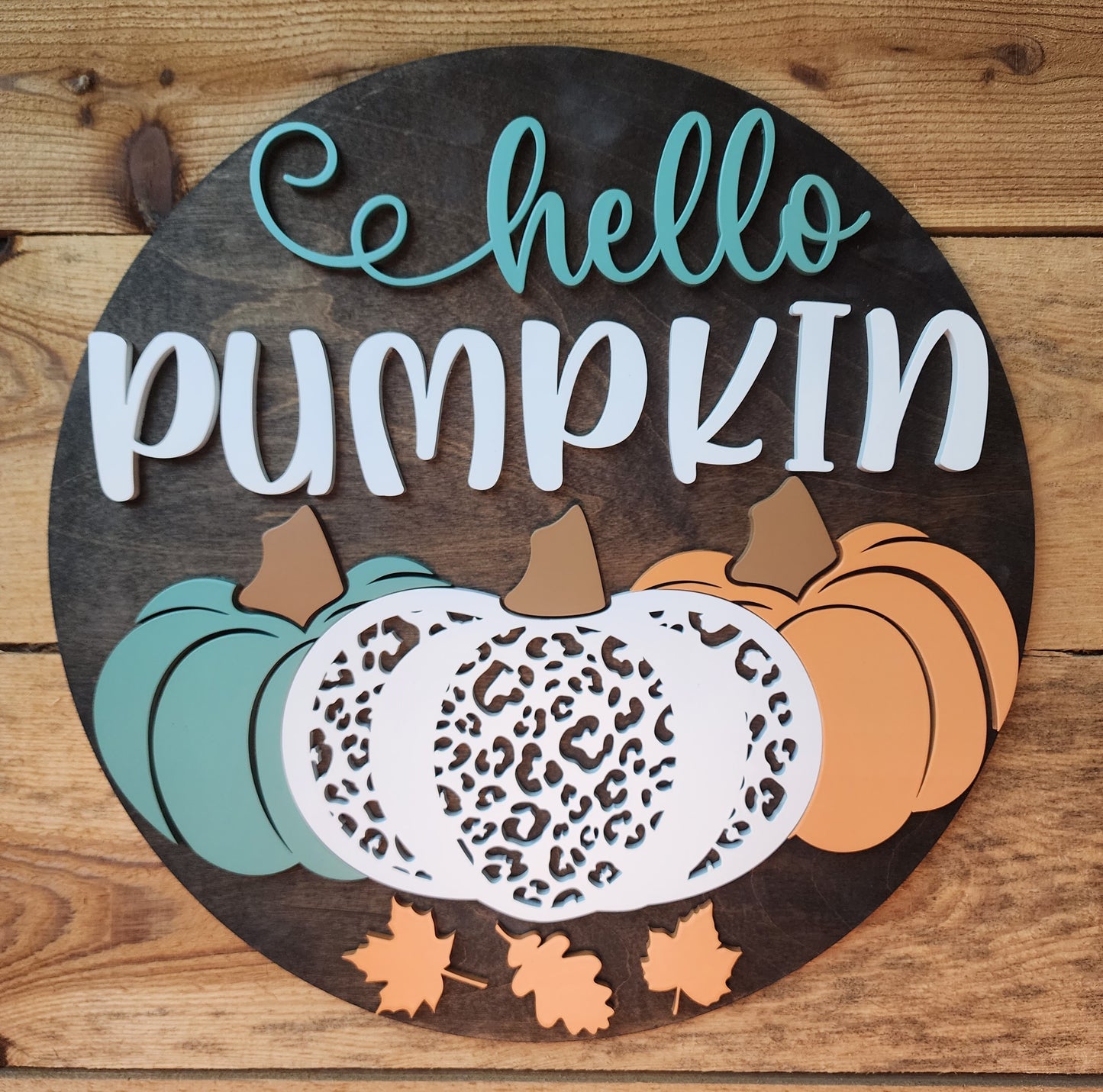 Hello Pumpkin Door Sign