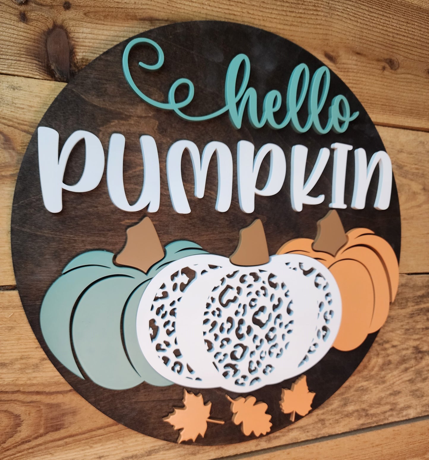 Hello Pumpkin Door Sign