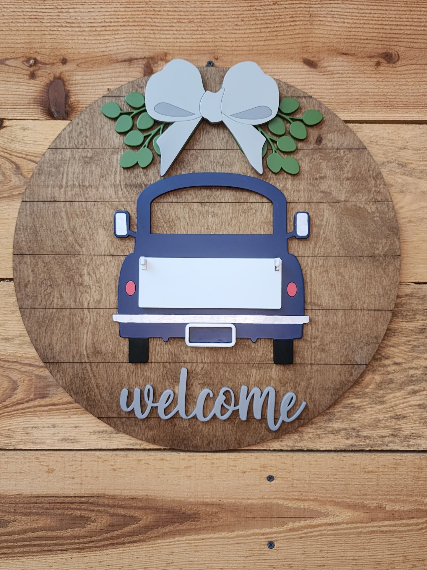 Monthly Interchangeable Truck Door Sign