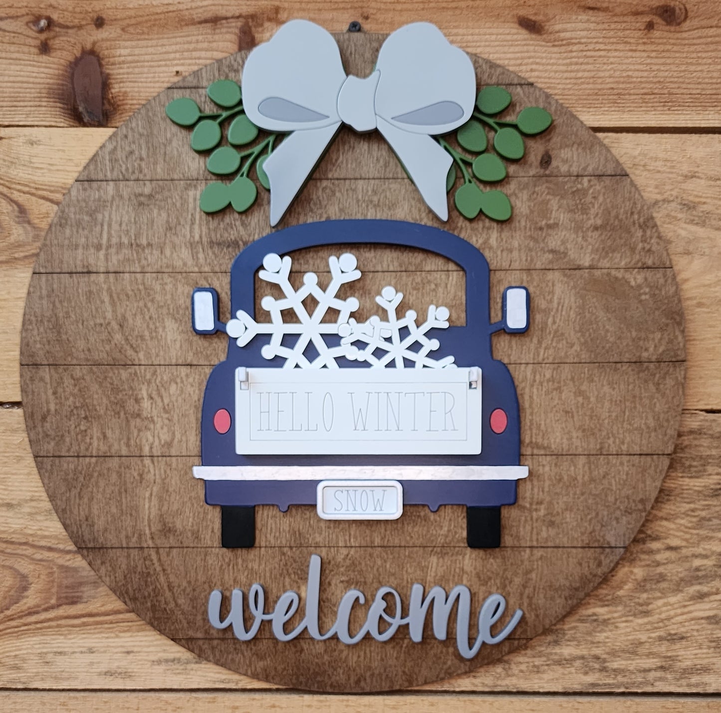 Monthly Interchangeable Truck Door Sign