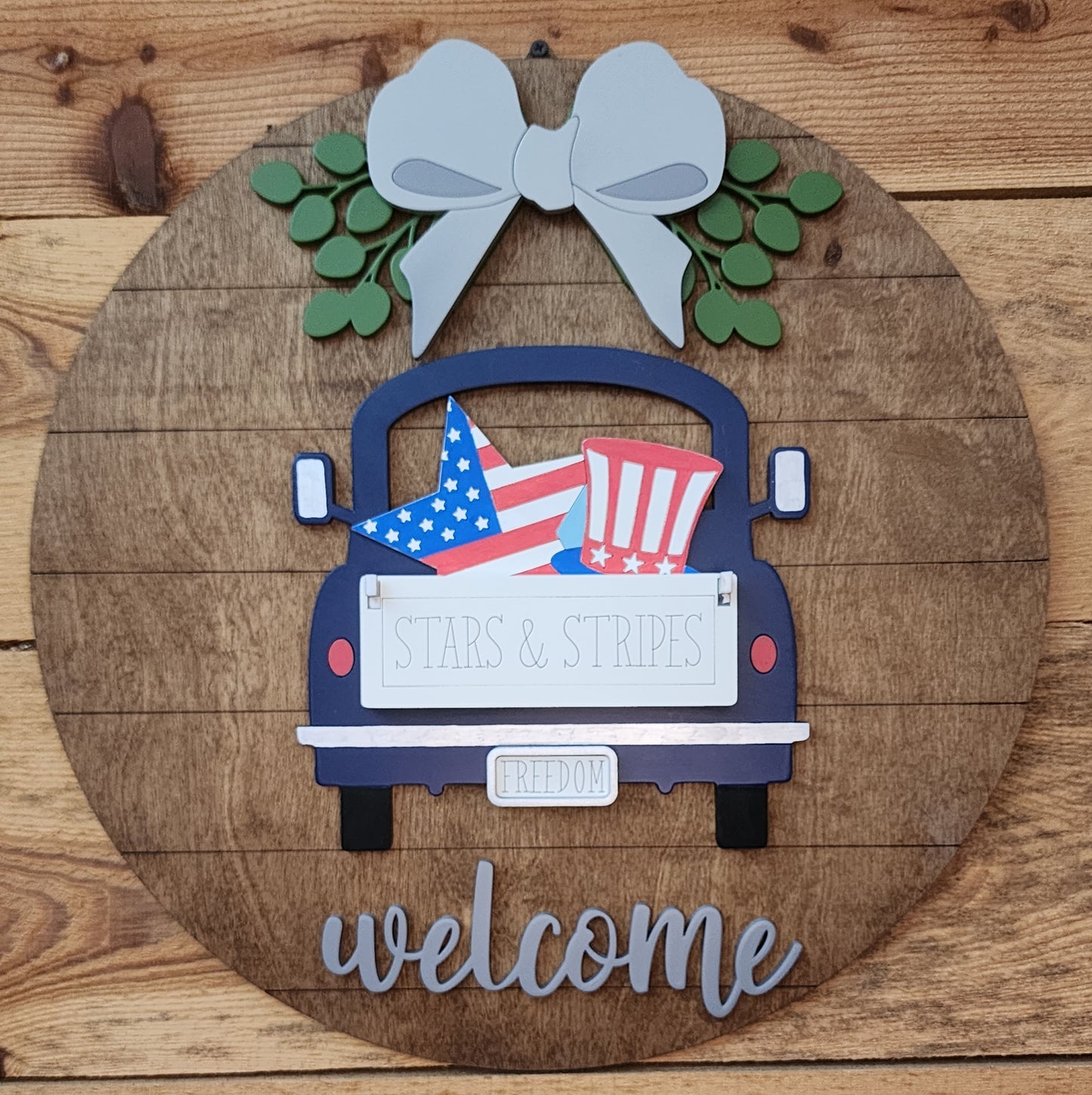 Monthly Interchangeable Truck Door Sign