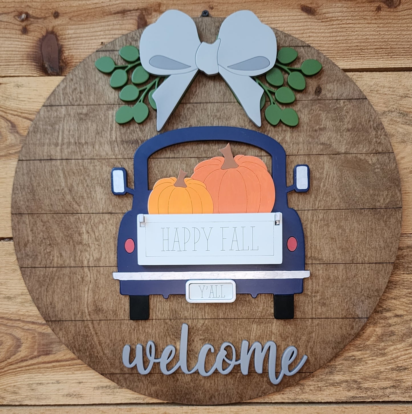 Monthly Interchangeable Truck Door Sign