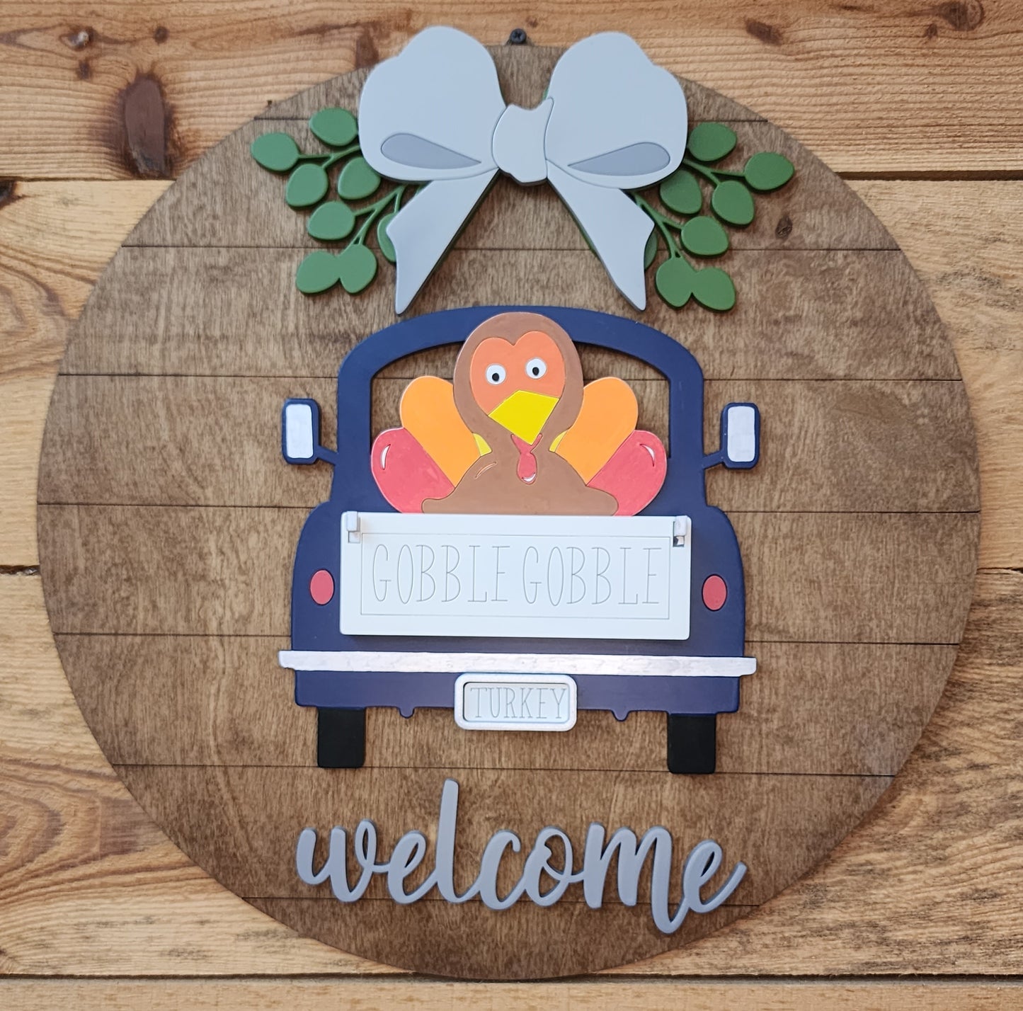 Monthly Interchangeable Truck Door Sign