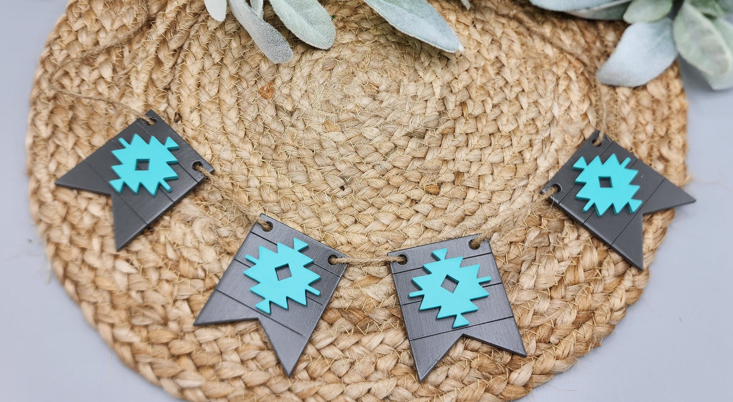 Western/Aztec Mini Garland
