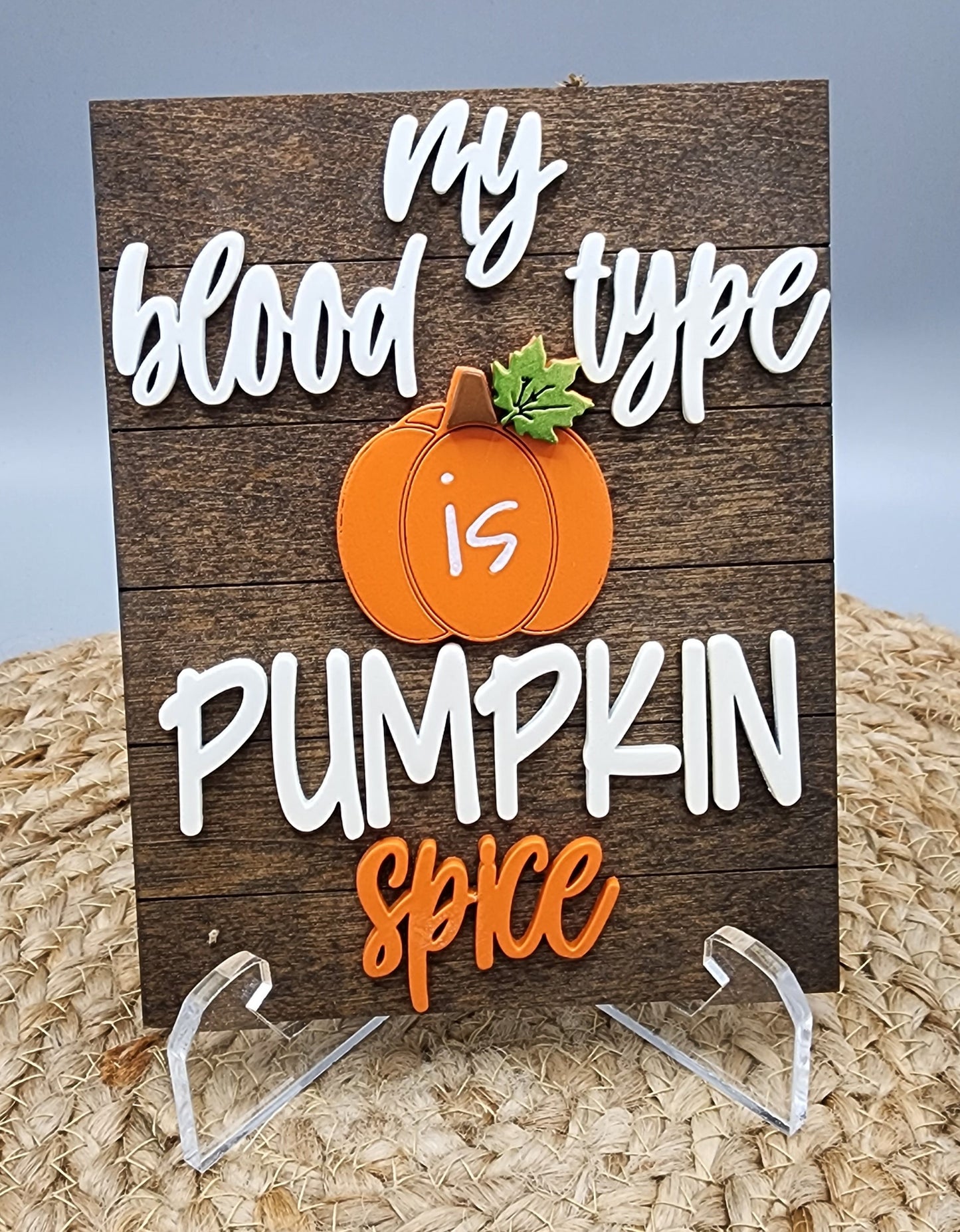 Pumpkin Spice Shelf Sitter