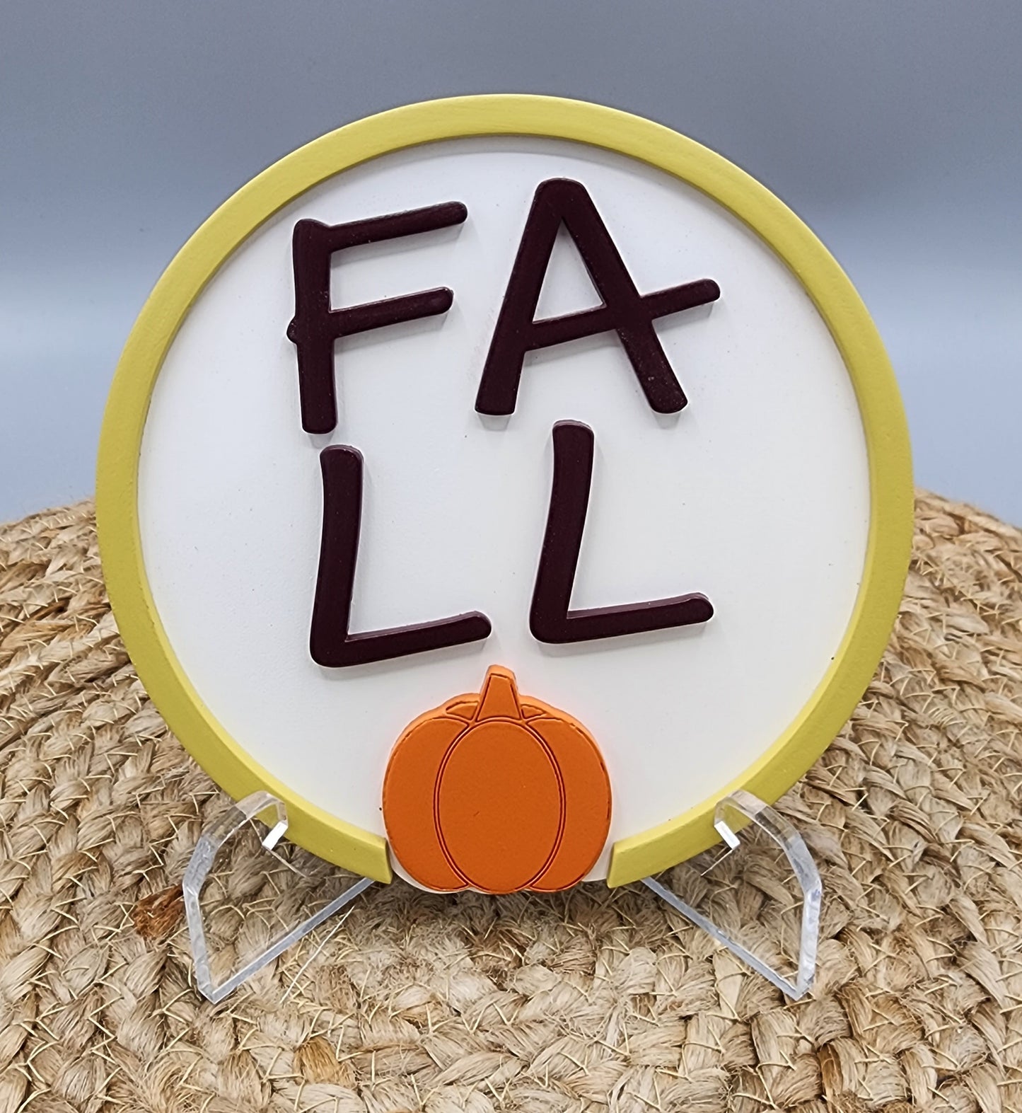 Fall Round Shelf Sitter