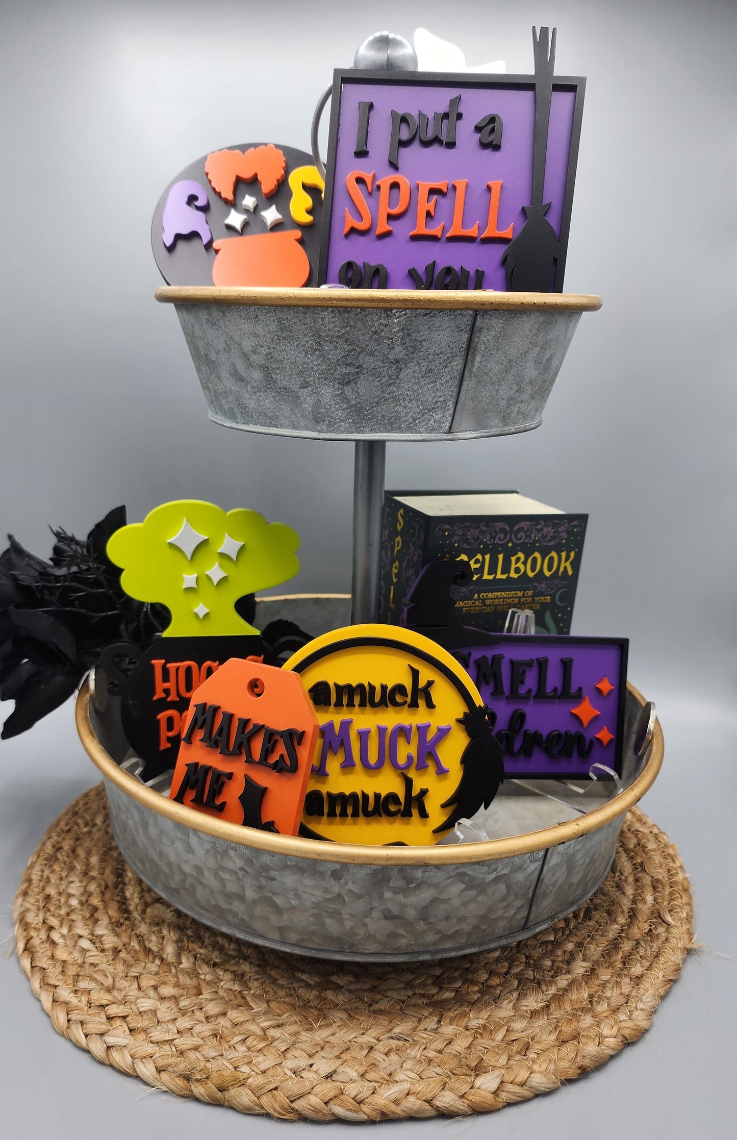 3 Sisters Cauldron Shelf Sitter