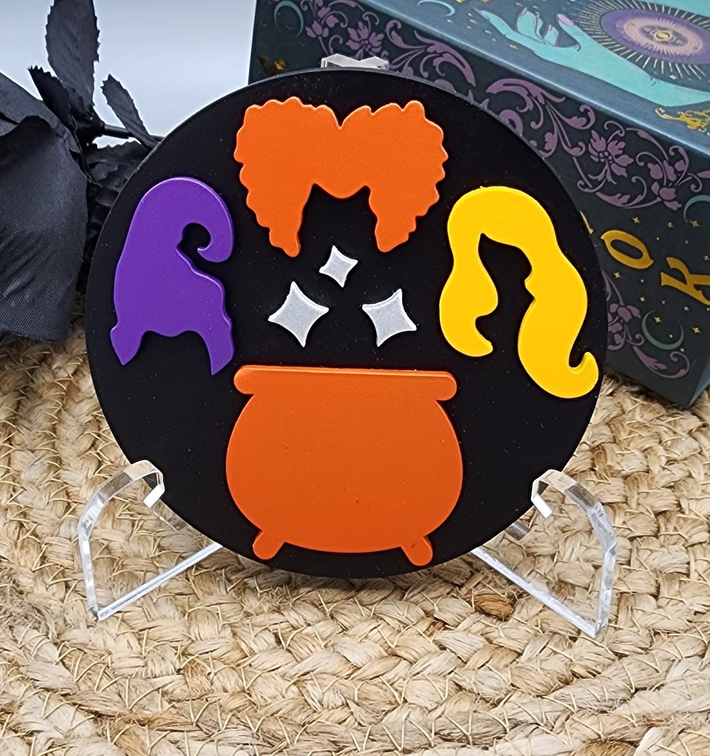3 Sisters Cauldron Shelf Sitter