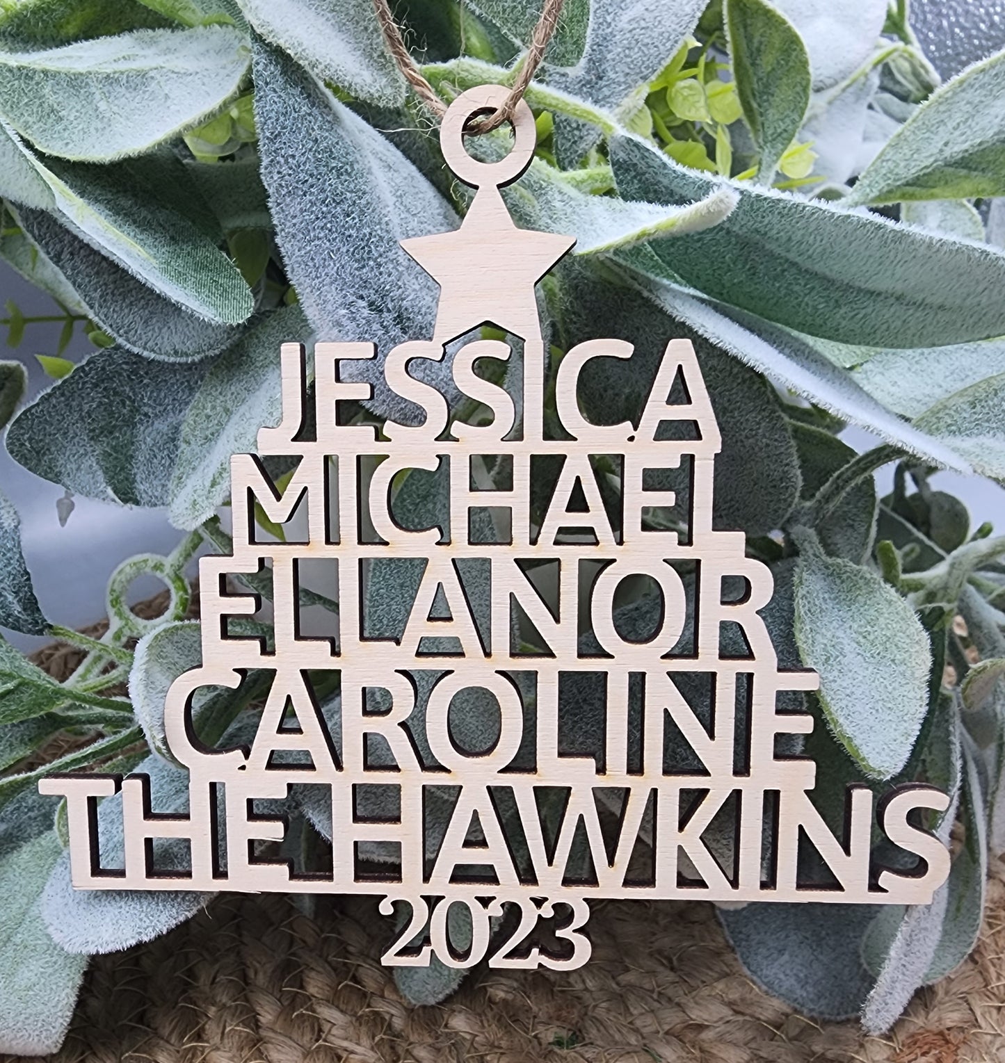 Family Christmas Tree Ornament