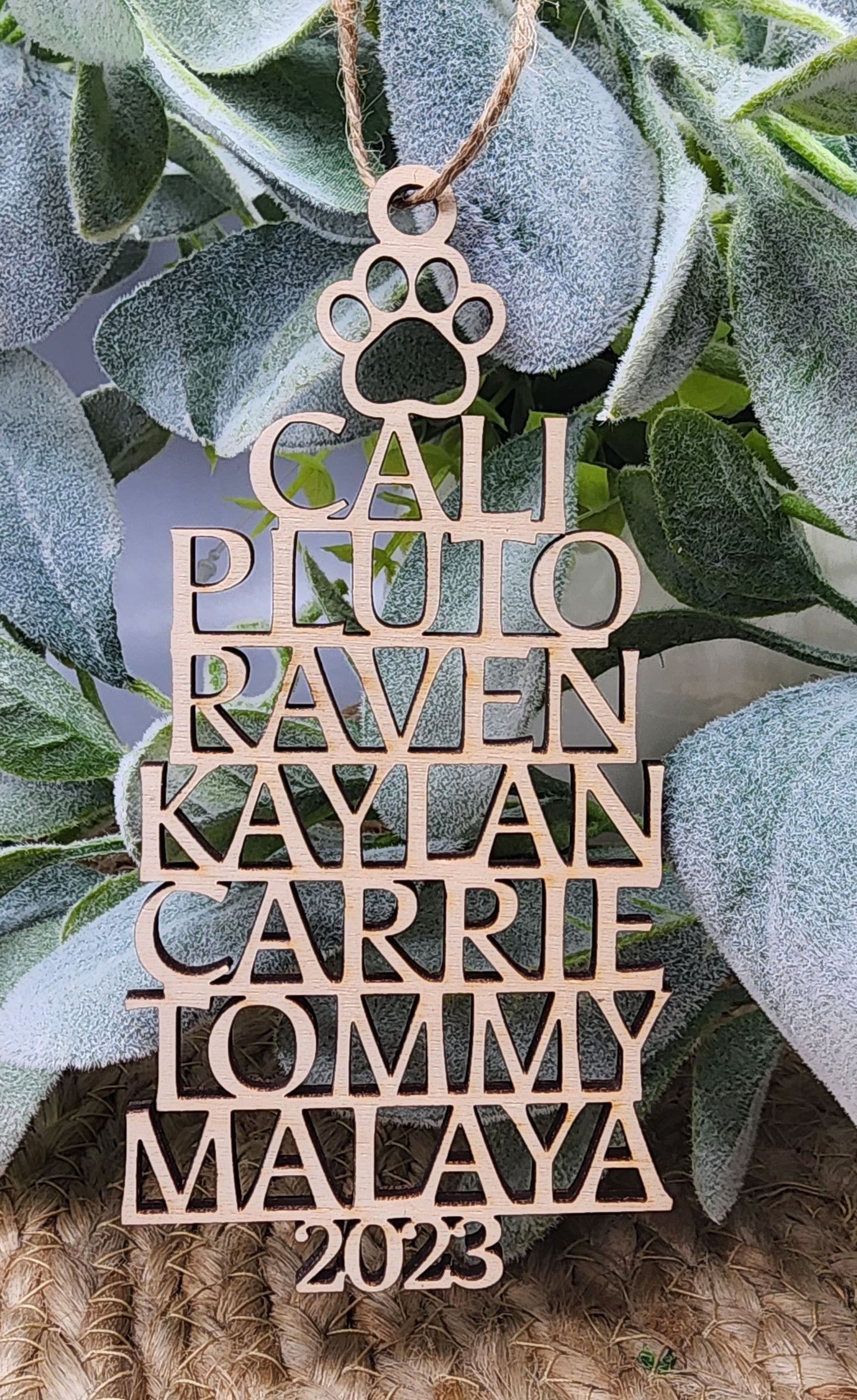 Family Christmas Tree Ornament