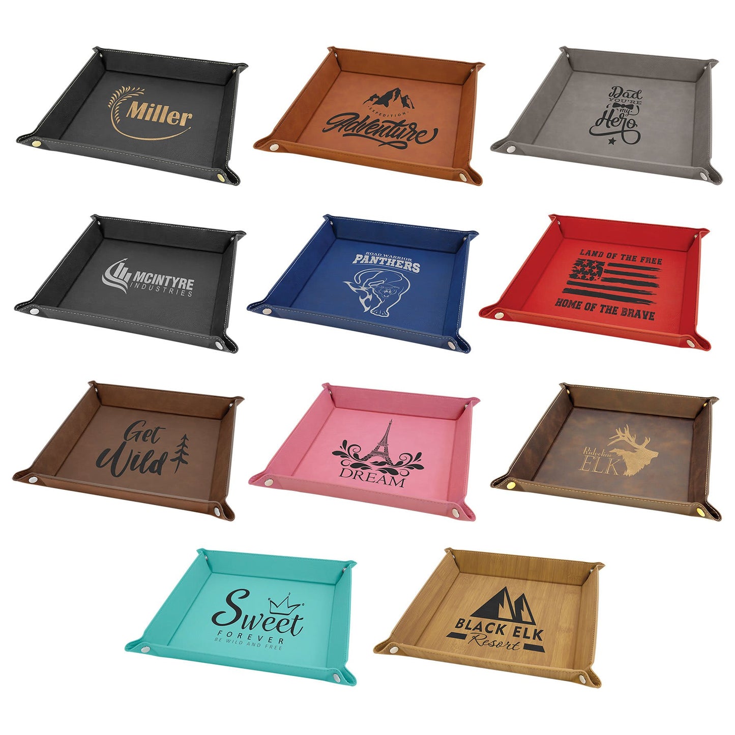 Leather Valet Tray