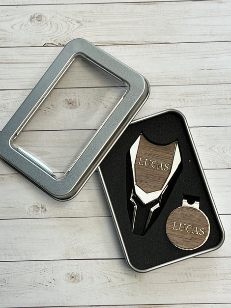 Golf Ball Marker and Divot Tool