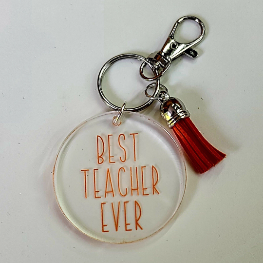 Teacher Appreciation Acrylic Keychains