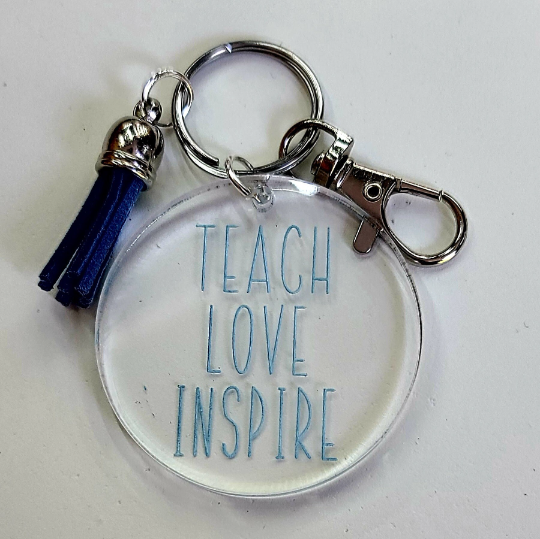 Teacher Appreciation Acrylic Keychains