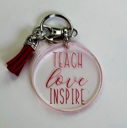Teacher Appreciation Acrylic Keychains