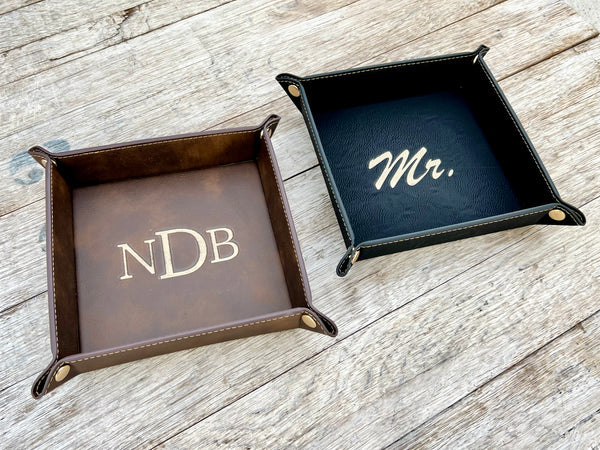 Leather Valet Tray