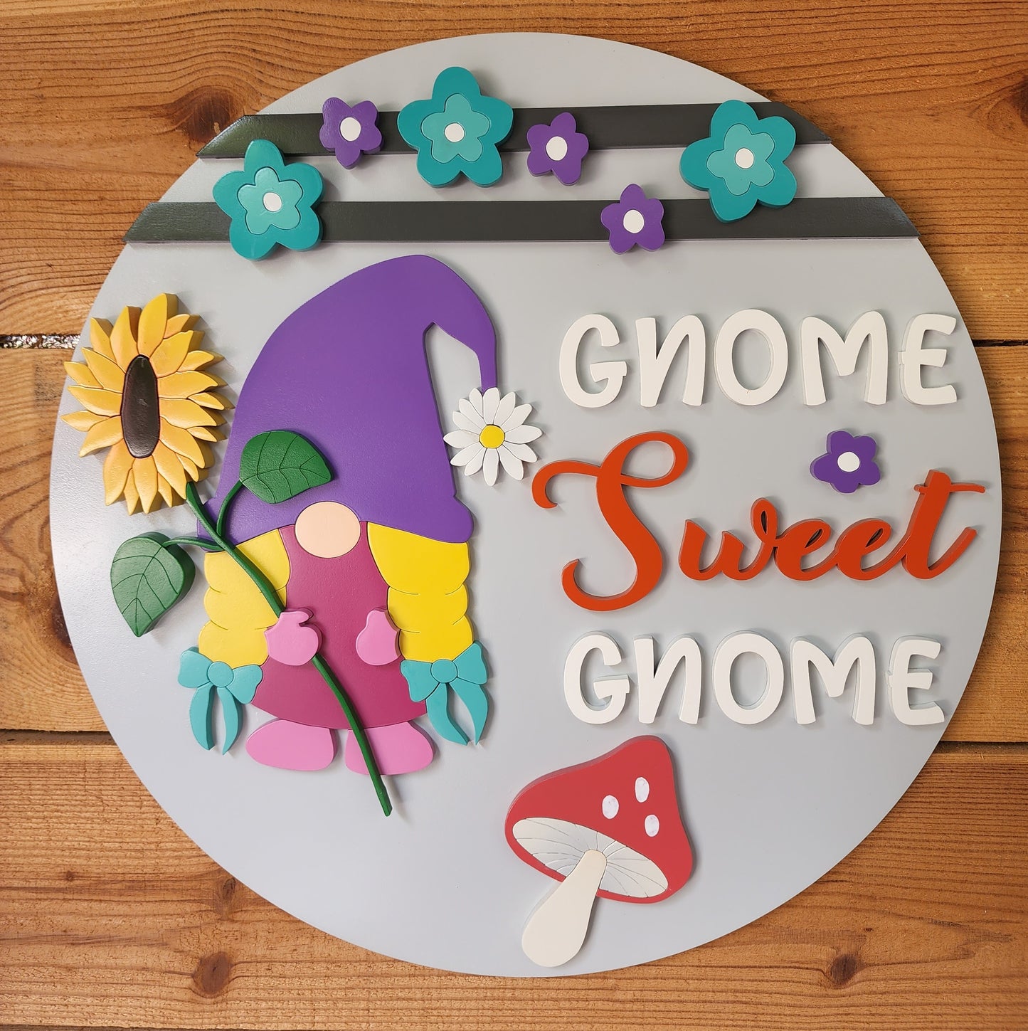 Spring Gnome Door Sign