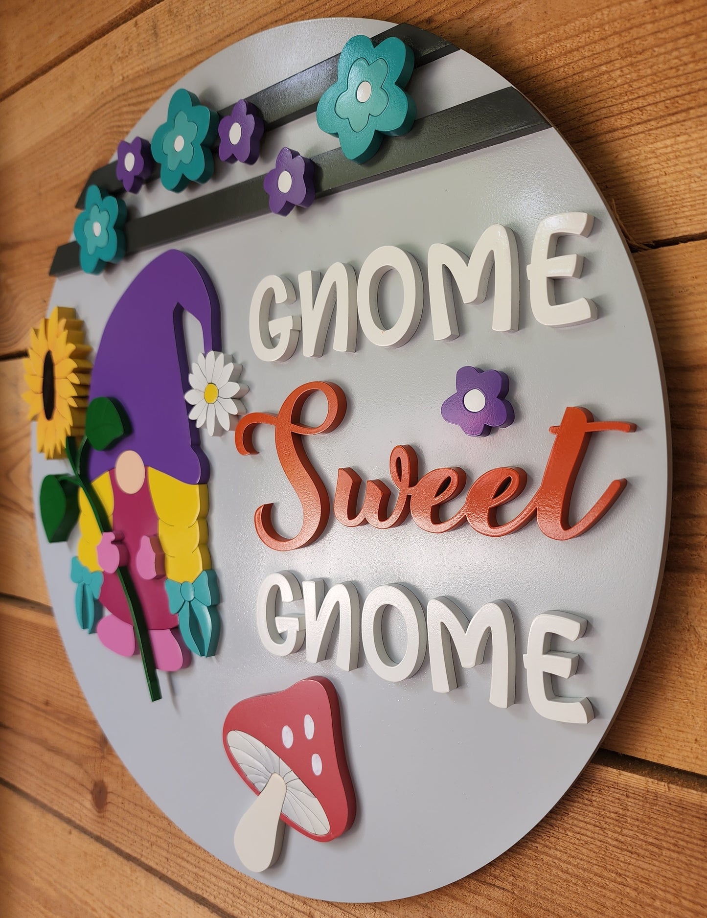 Spring Gnome Door Sign