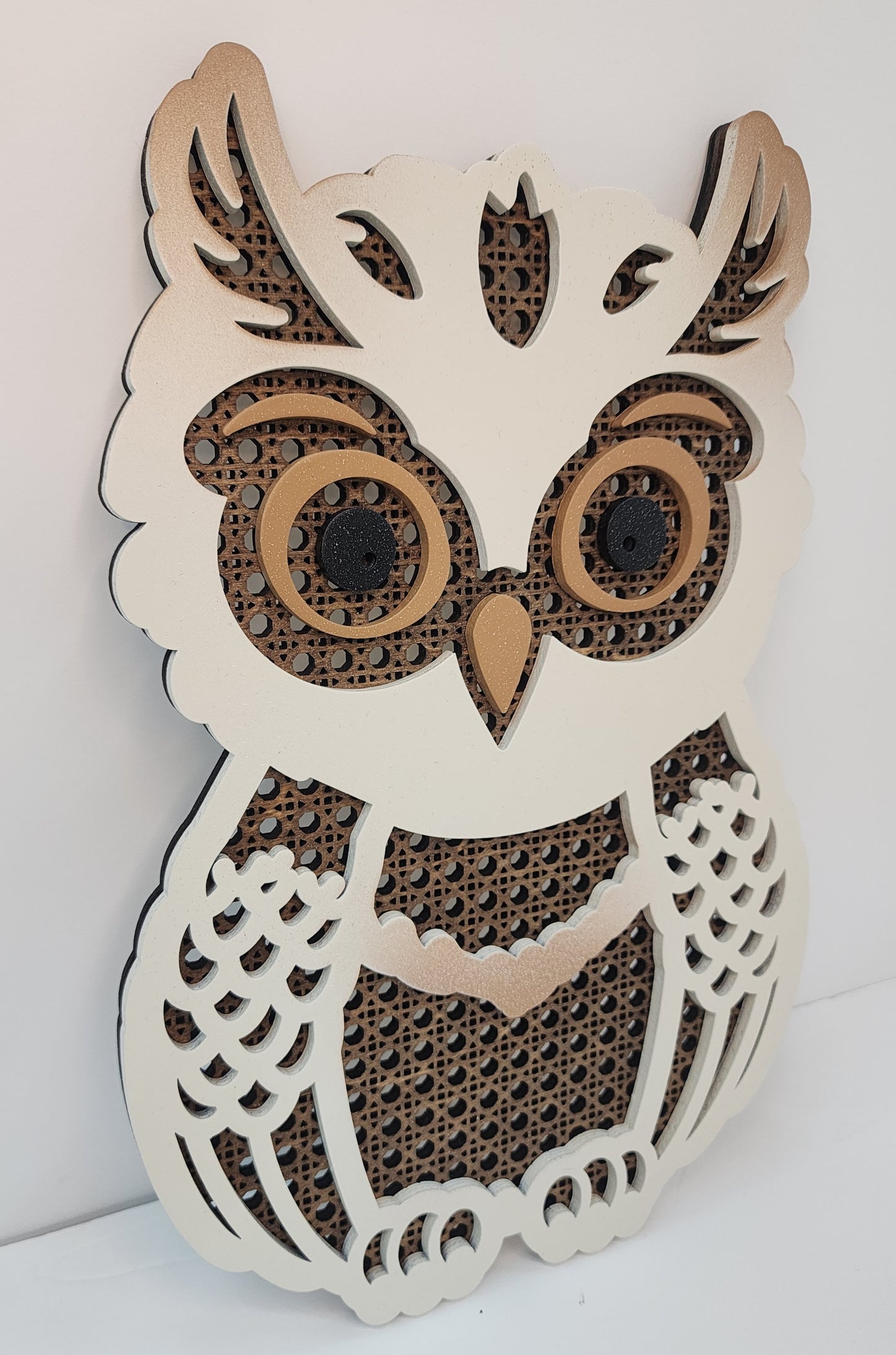 Owl Rattan Wall Decor