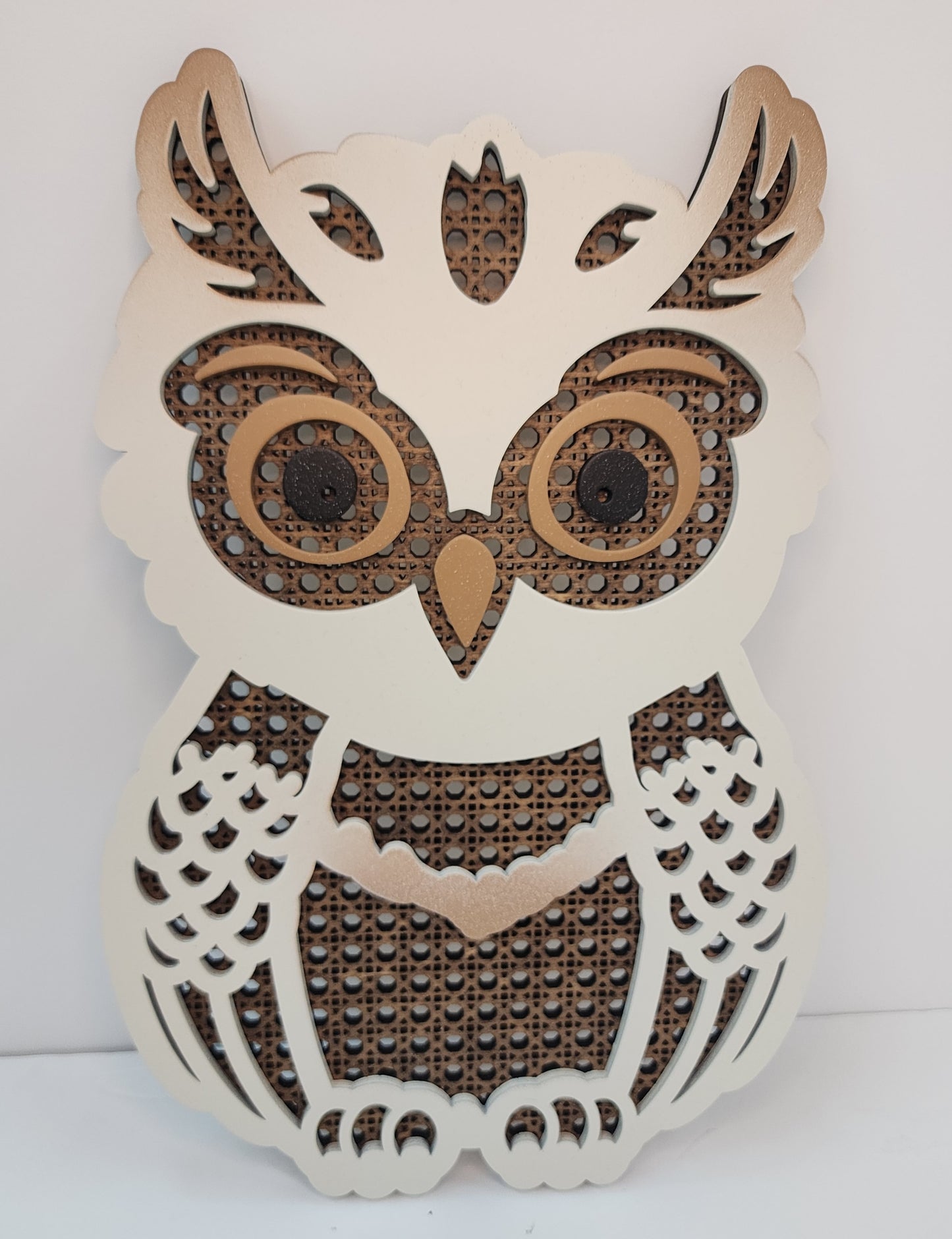 Owl Rattan Wall Decor