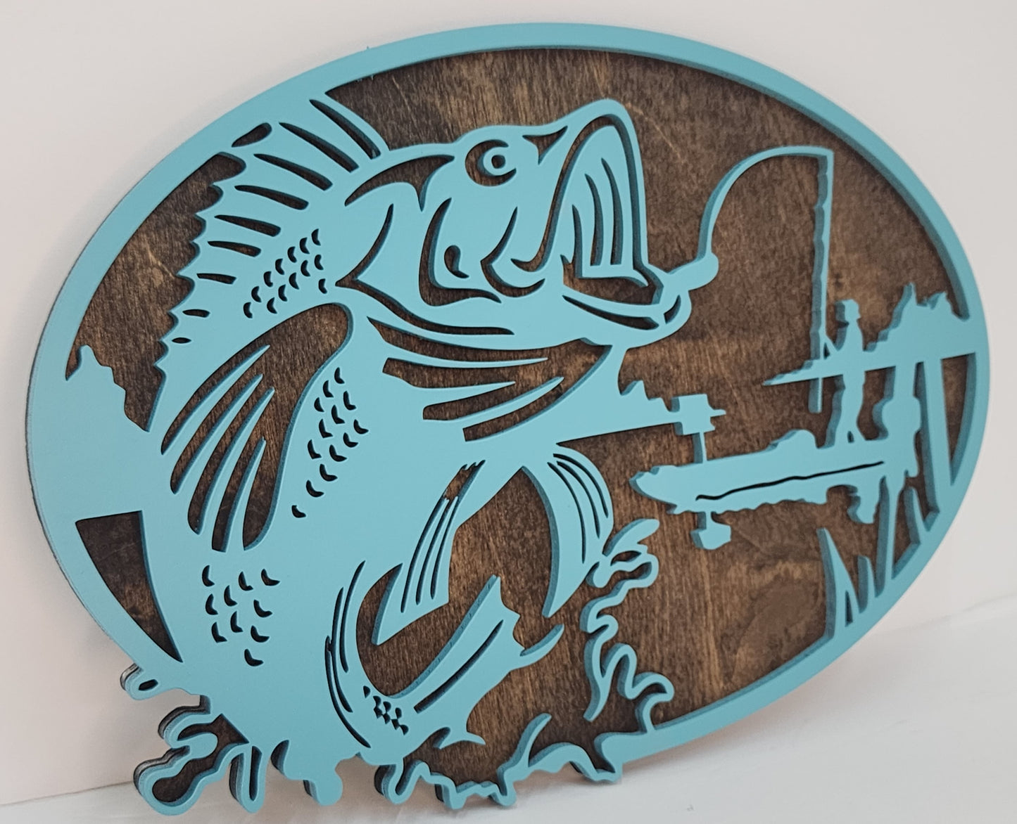 Bass Fishing Wall Decor