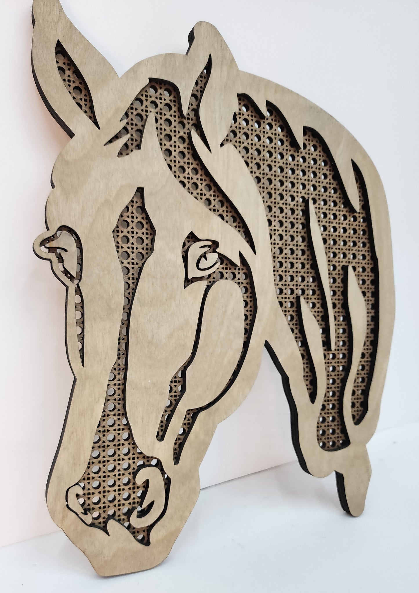 Horse Rattan Wall Decor