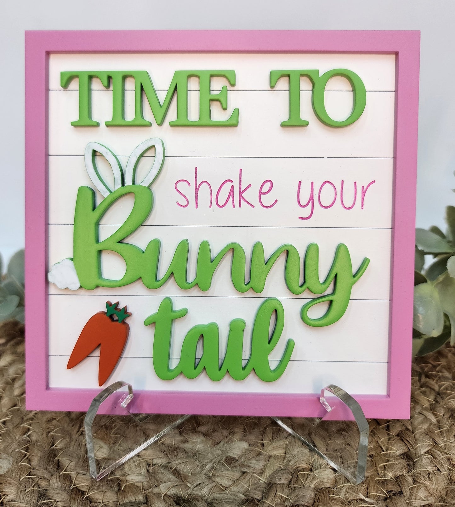 Shake Your Bunny Tail Shelf Sitter