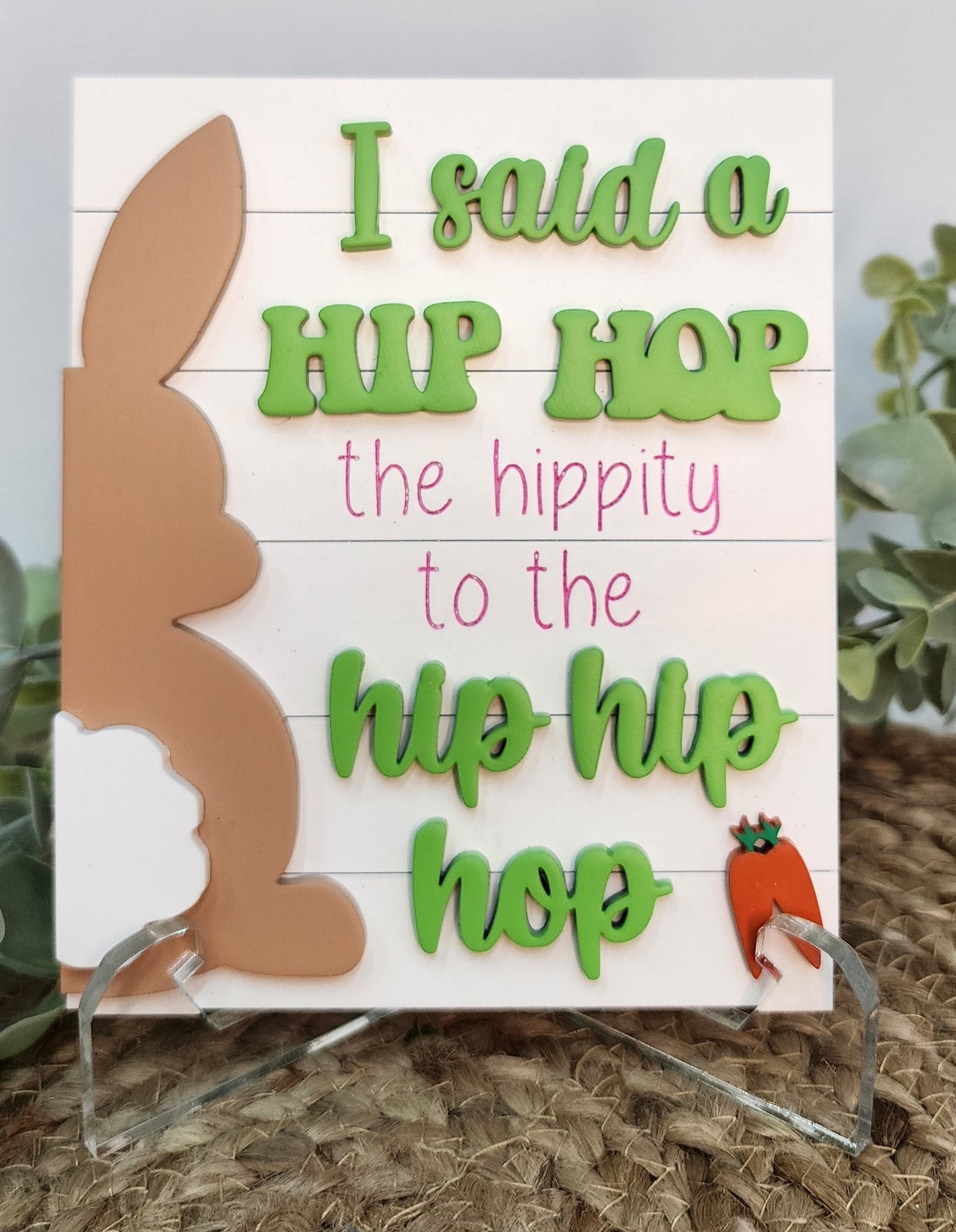 Hip Hop Bunny Shelf Sitter