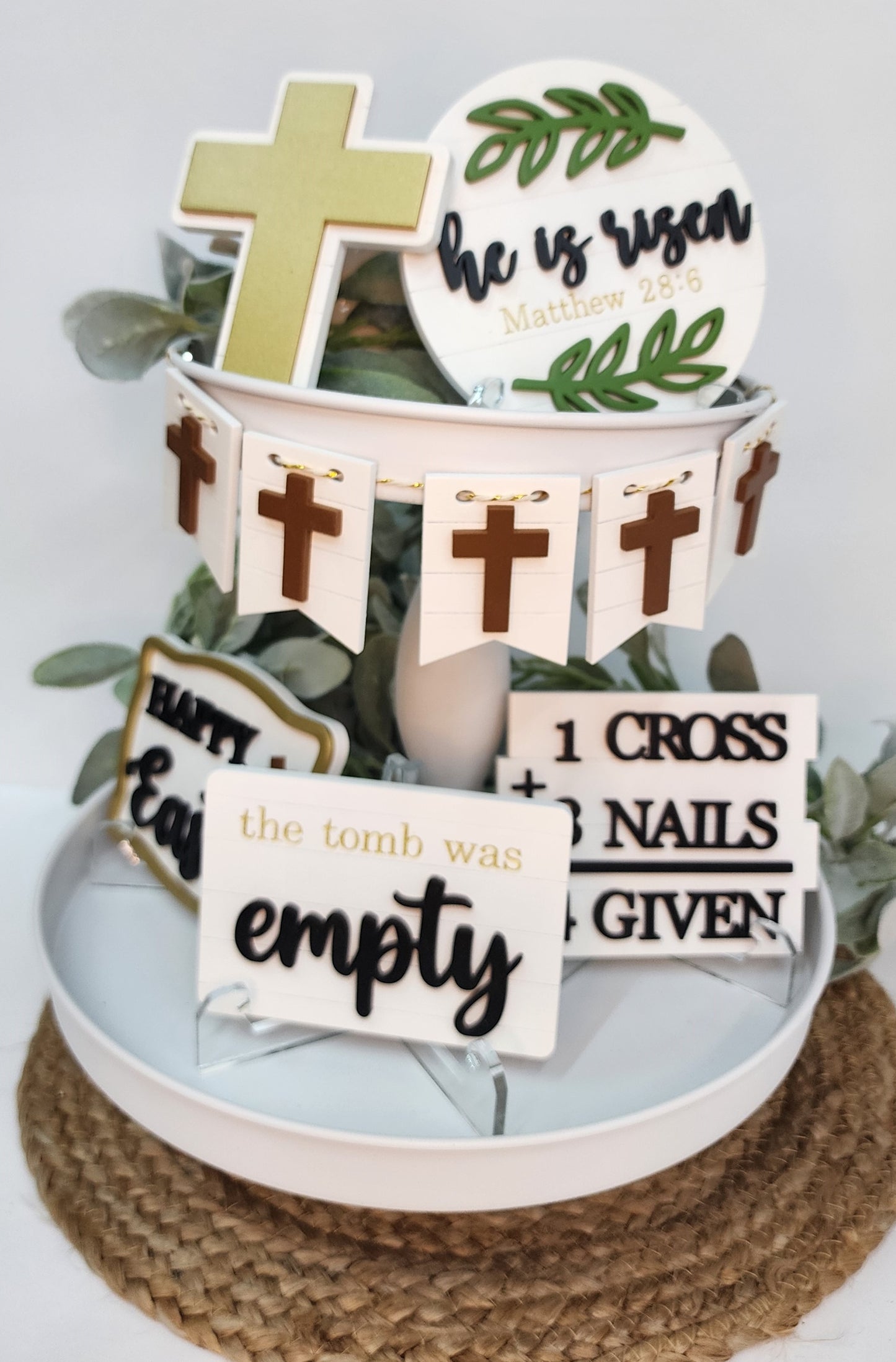 Gold Cross Shelf Sitter