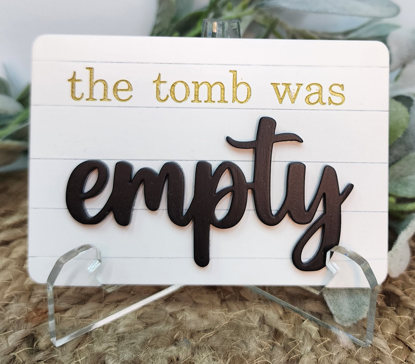 Empty Tomb Shelf Sitter