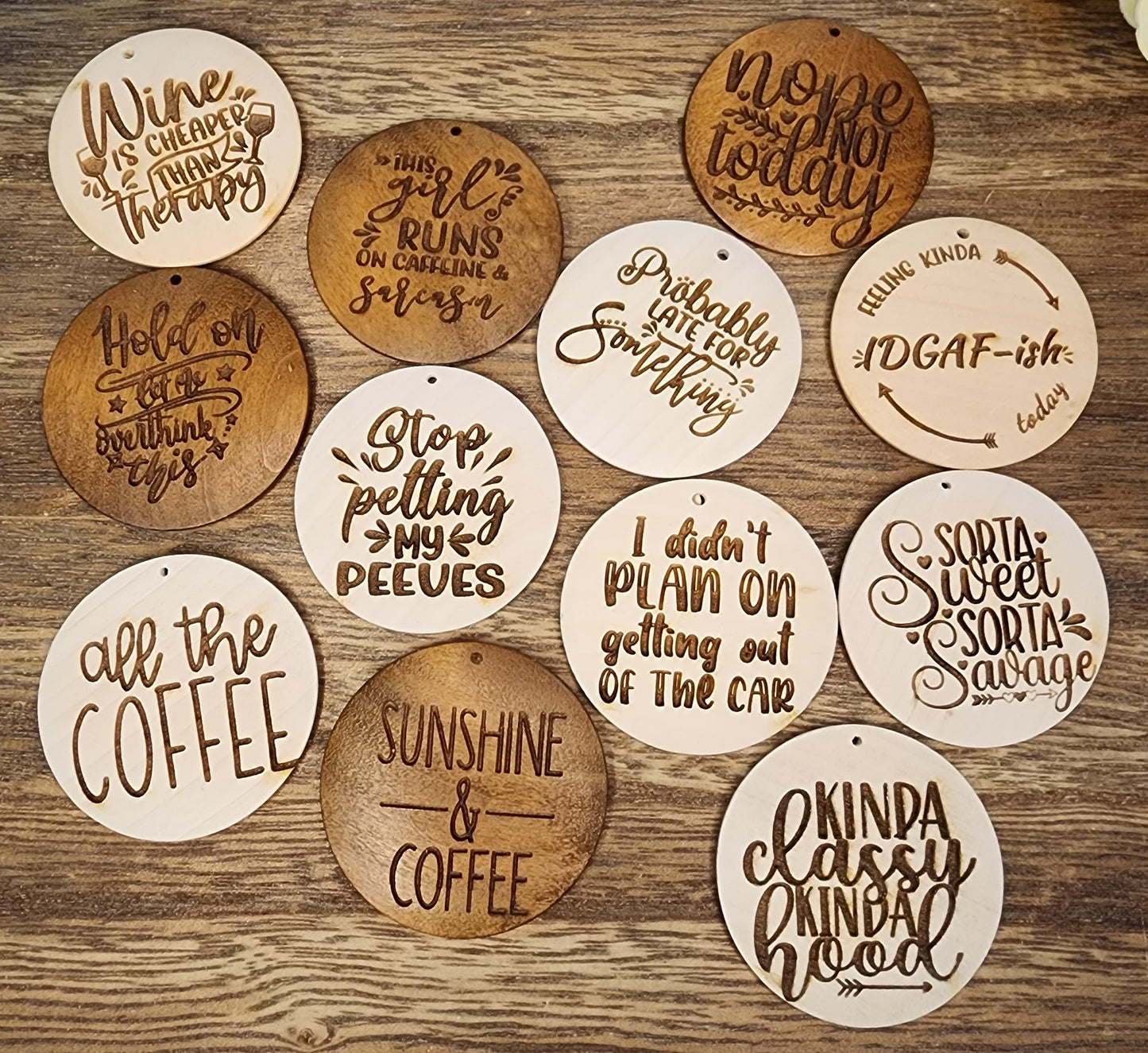 Sarcastic Wristlet Discs