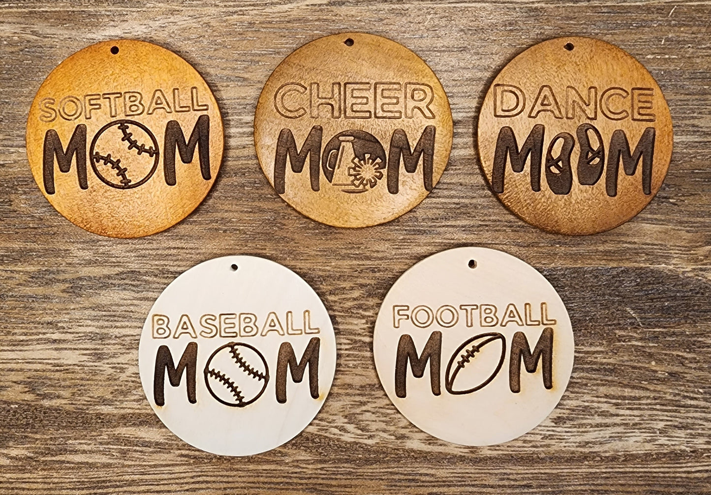 Sports Mom Wristlet Discs