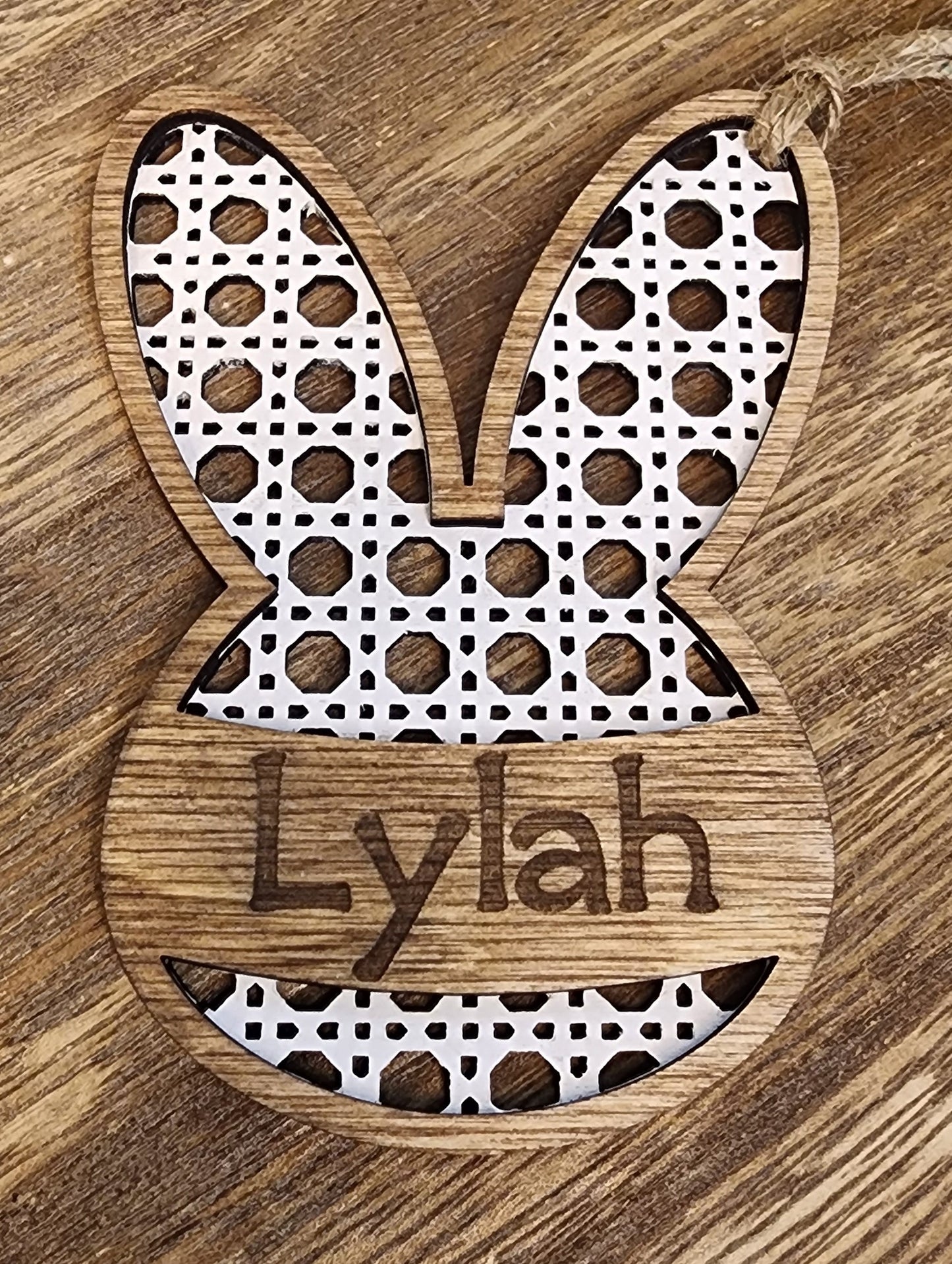 Rattan Easter Tags