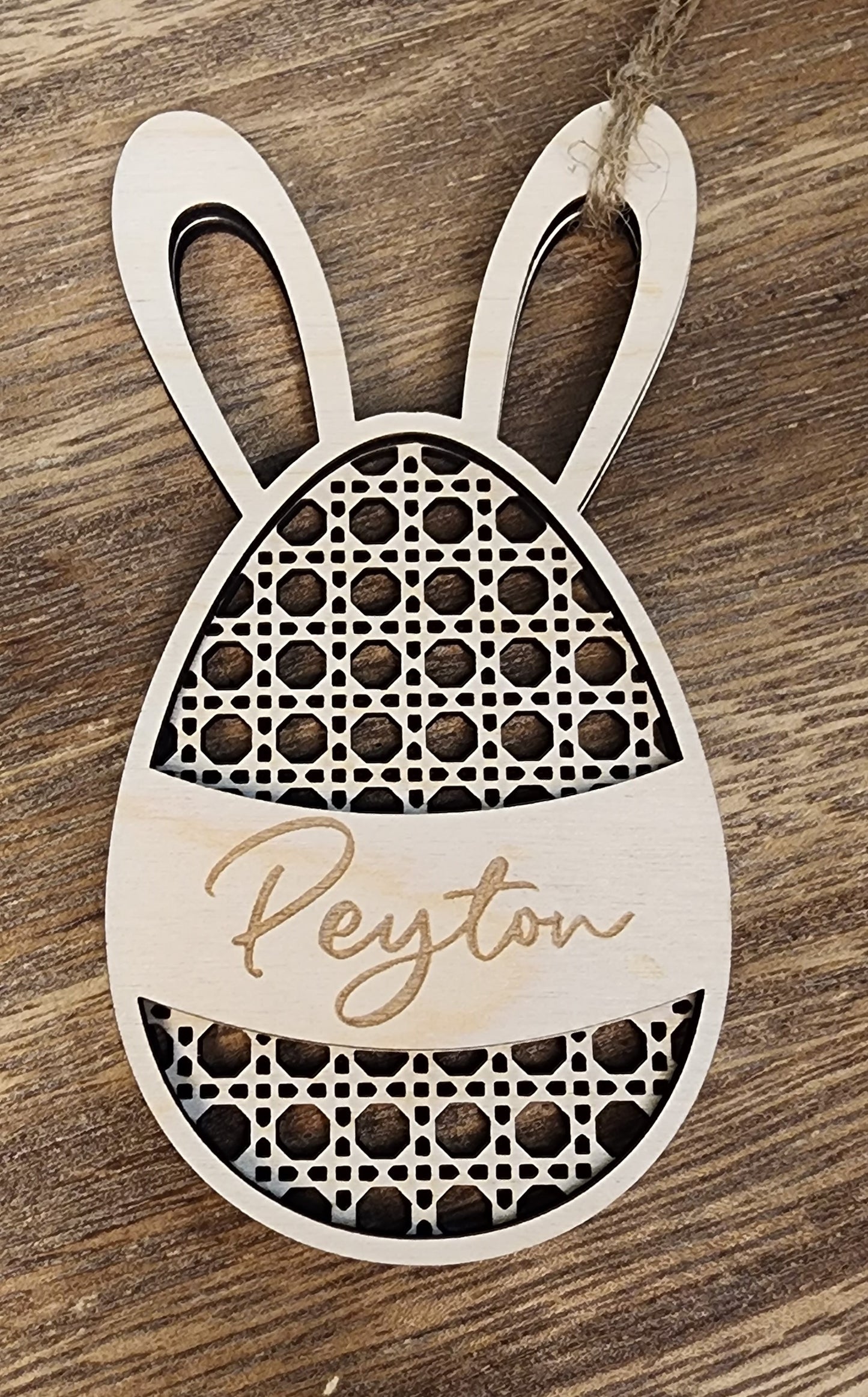Rattan Easter Tags
