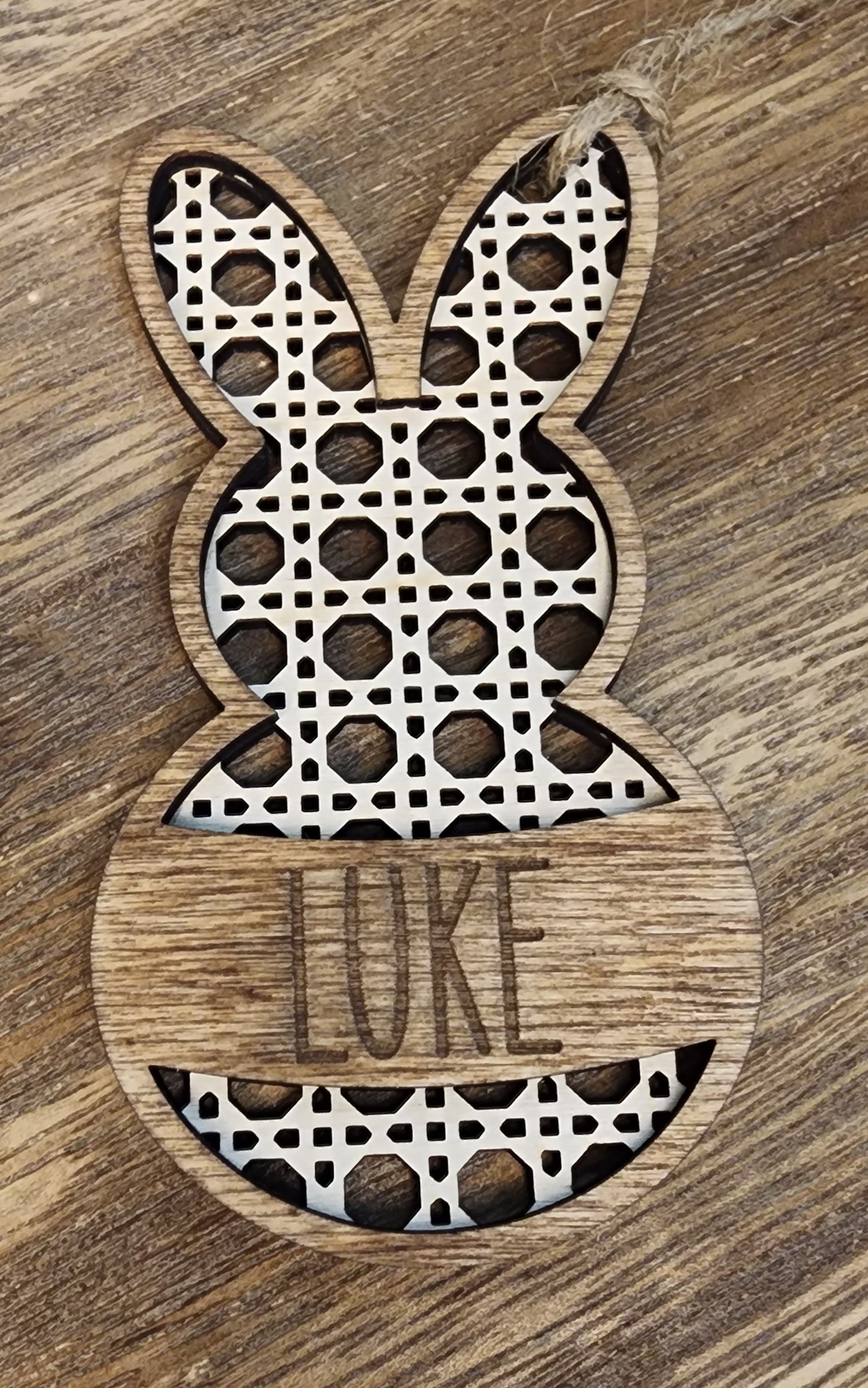 Rattan Easter Tags