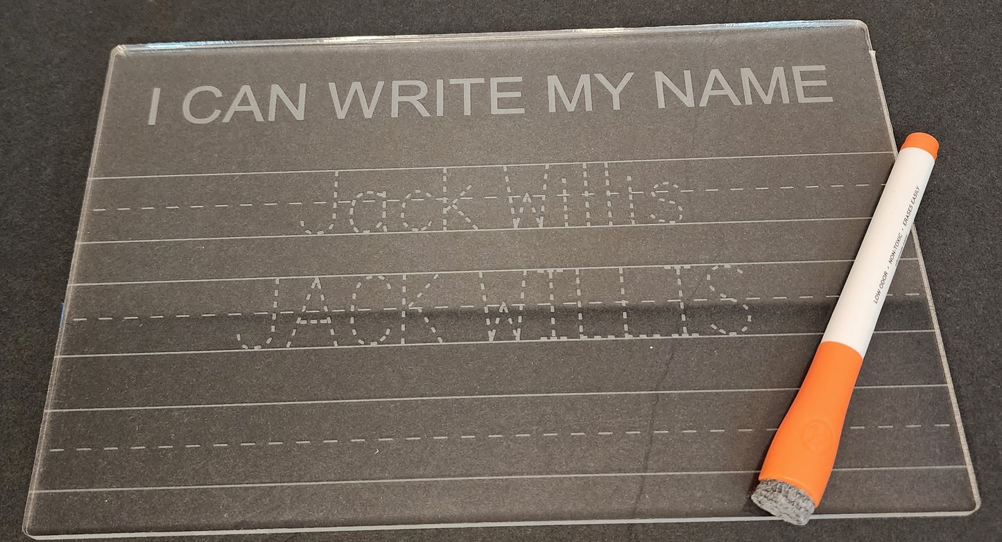 Custom Name Practice Board