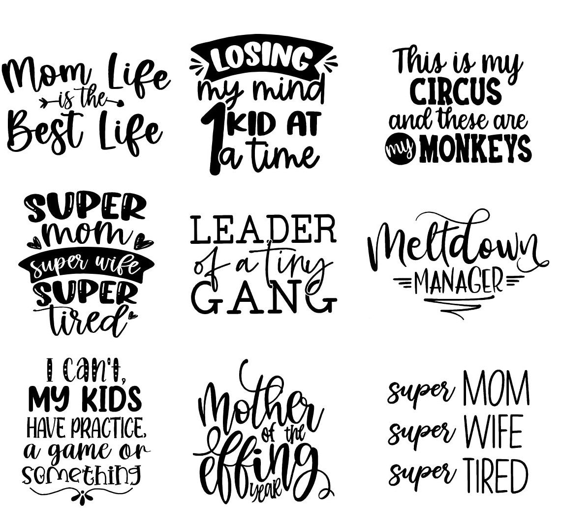 Funny Mom Wristlet Discs