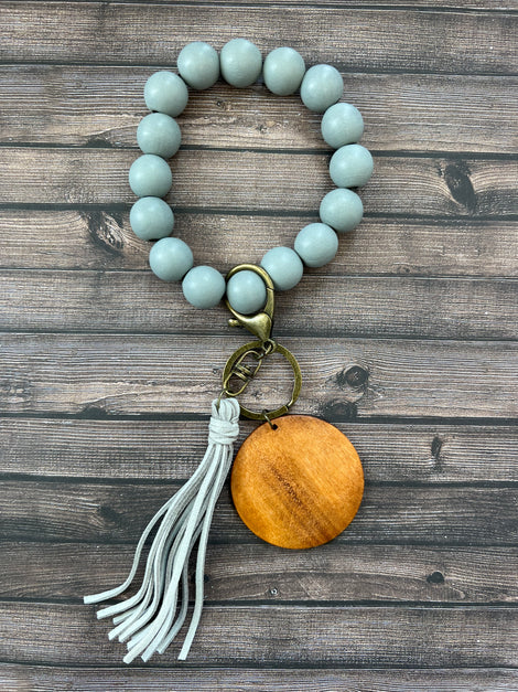 Light Gray Wristlet