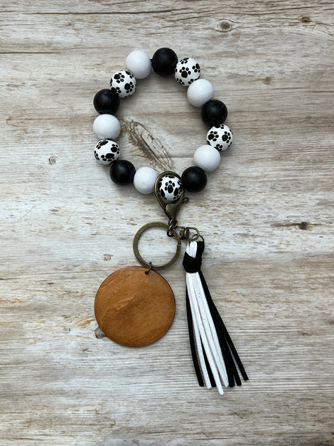 Paw Print Wristlet