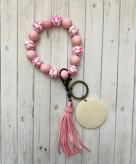 Breast Cancer Awareness Wristlet