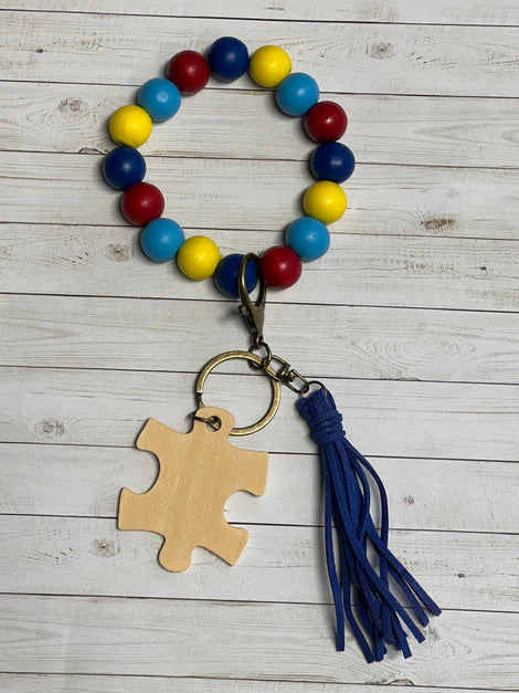 Autism Awareness Wristlet