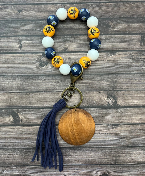 Bee and Daisy Wristlet