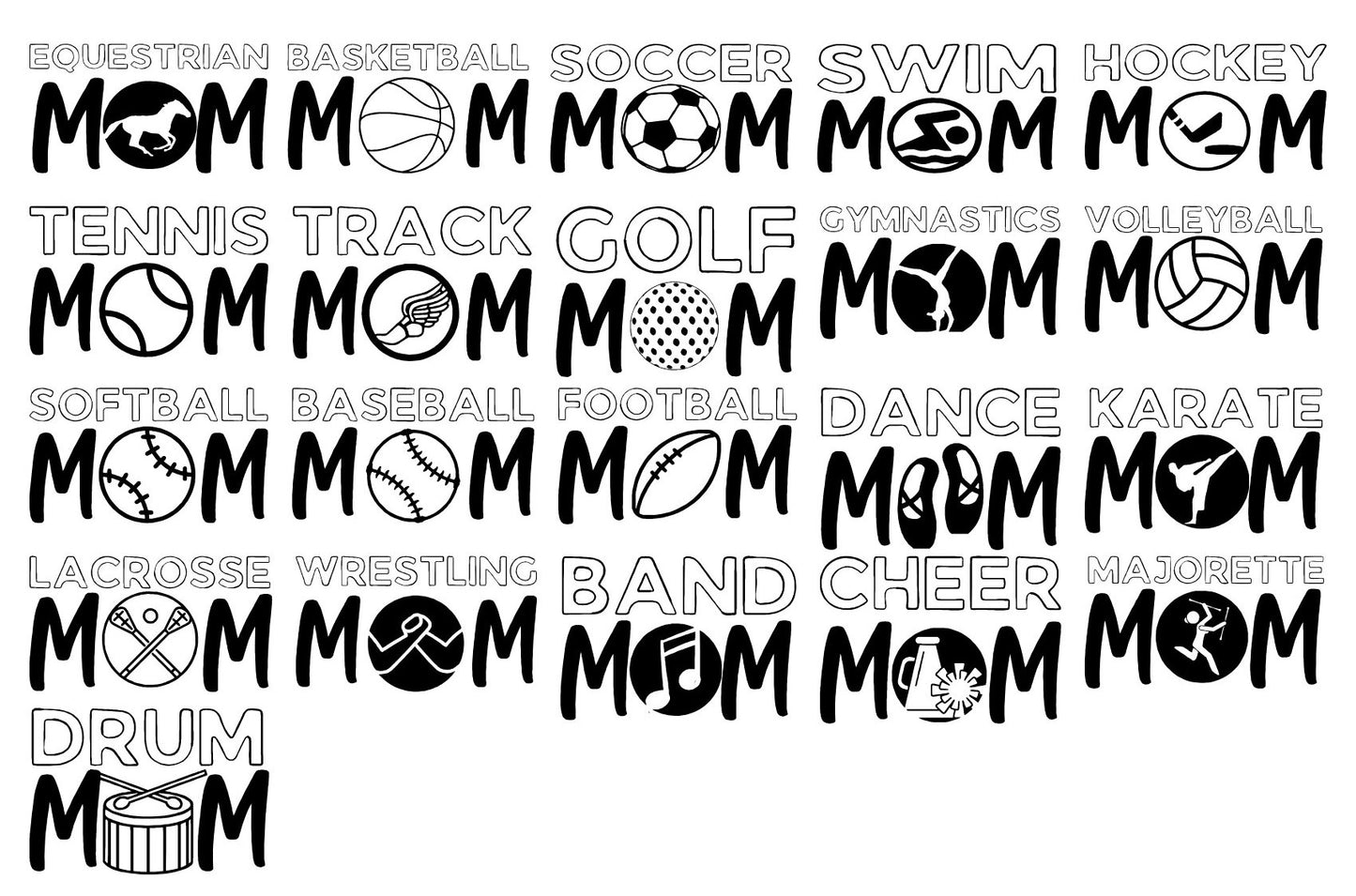 Sports Mom Wristlet Discs