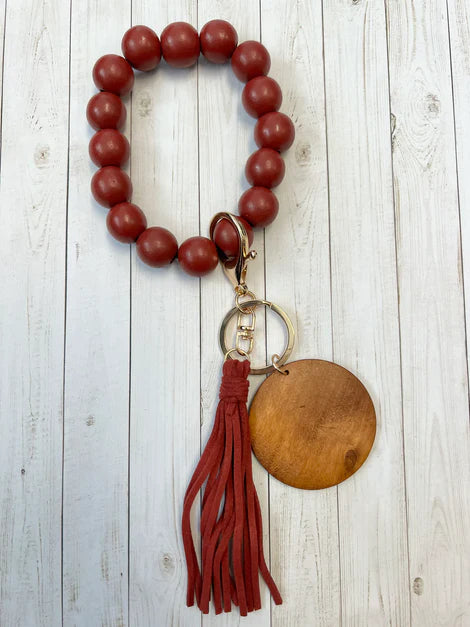 Dark Red Wristlet